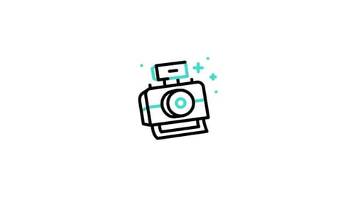 Camera Line Animated Icon