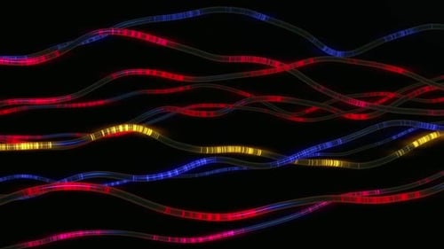 Surreal Dance of Colorful Light Waves in Vibrant Abstract Patterns