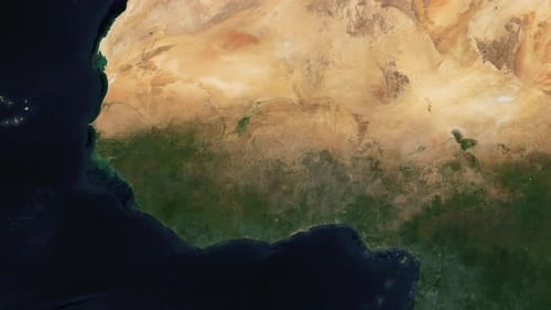 World Map Zoom to Country Title Reveal