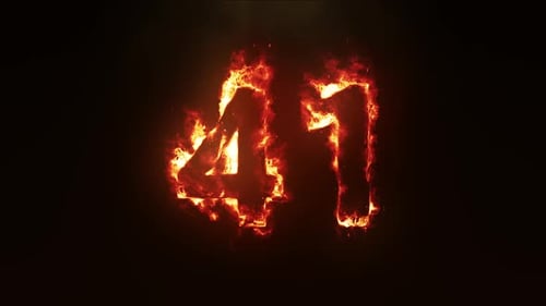 Numéro brûlant 41. Numéro d'incendie