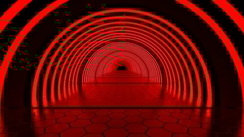 Bucle de fondo de túnel abstracto