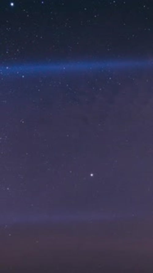 Une nuit incroyable, un ciel brillant