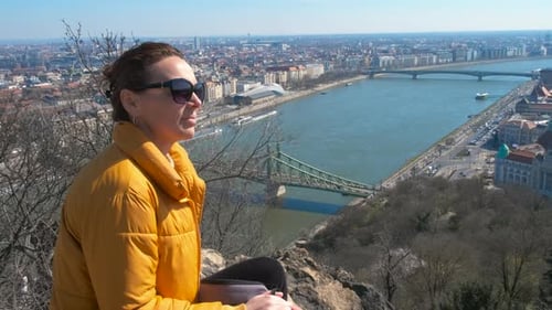 Free Woman in Hungary Nature