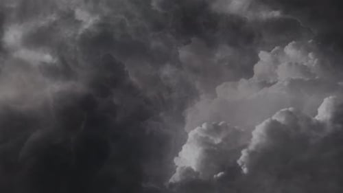 Dramatic Storm Clouds Swirling in the Sky