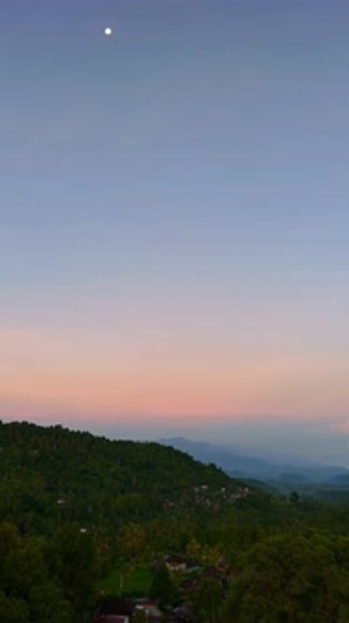 Sunrise in the small village
