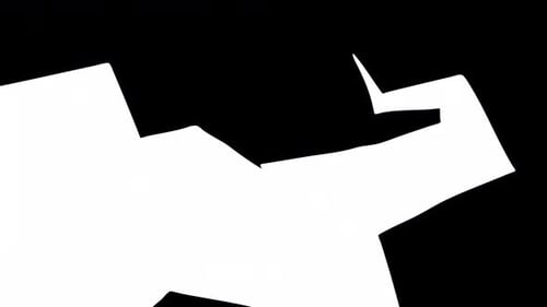 Abstract Jagged Shape Reveal Transition