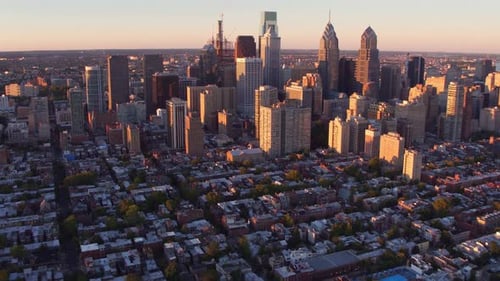Aerial View of Philadelphia, Pennsylvania Aerial
