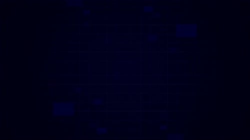 Blue Technical Background Loop 4k