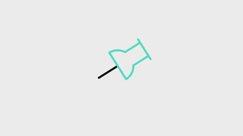 Push Pin Animated Icon