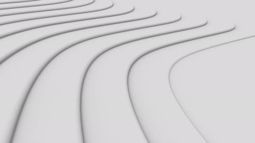 Seamless White Wavy Lines Abstract Minimalist Background