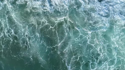 Texture of the Sea and a Beautiful Sunset