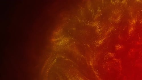 Wet Shimmering Lava Art Flow Particles Ink Spread