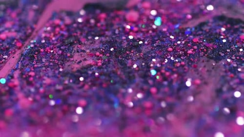 Close Up Glitter Abstract Background