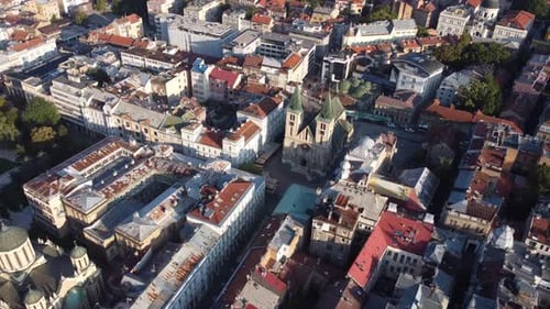 Sacred Heart Cathedral In Bashcharshia, Sarajevo, Bosnia