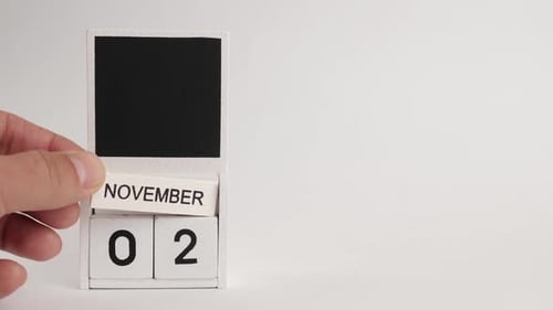 Changing Calendar Date to November 2nd