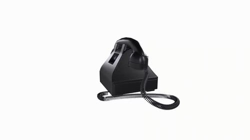 Vintage Black Rotary Telephone