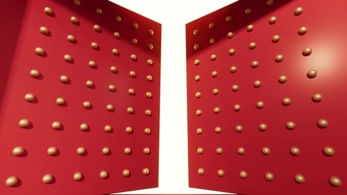 Opening Chinese ancient door