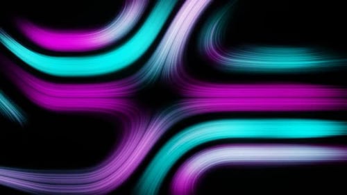 Cyan And Pink Abstract Particle Motion Background Vj Loop In HD