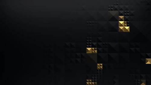 Elegant Black and Gold Geometric Background