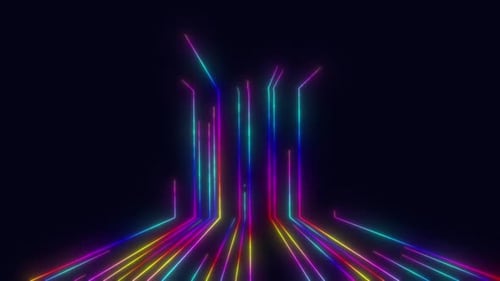 Abstract background with light line technology