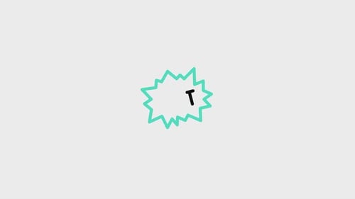 Hand Drawn Sketch Text Reveal Burst Animation