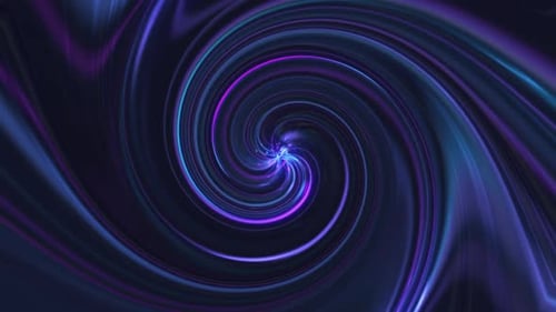 Abstract Glowing Neon Swirl Tunnel Loop Background