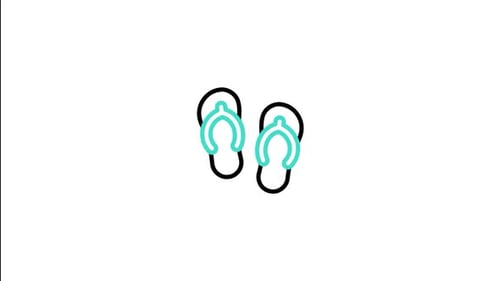 Flip Flops Animated Icon