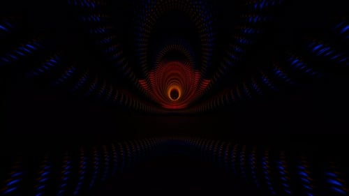 Neon Beams Pulse in a Mesmerizing Disco VJ Loop Display