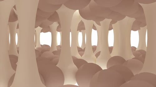 Skin Care Structure Serum Layer Able to Loop Endless