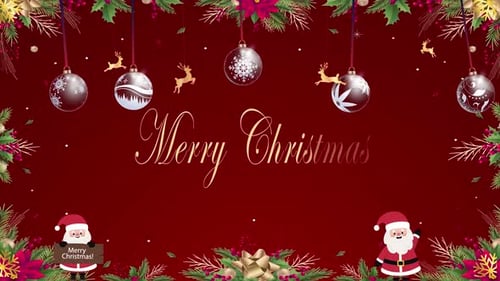 Merry Christmas 4K Background