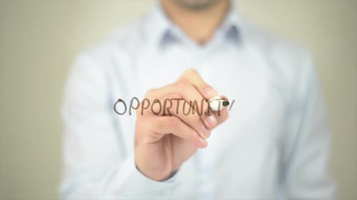 Opportunity, Writing on Transparent Screen