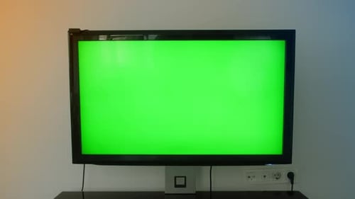 TV Green Screen in Living Room