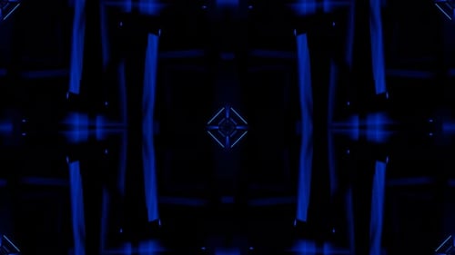 Blue Neon Screw Abstract Stripes Background Vj Loop In 4K