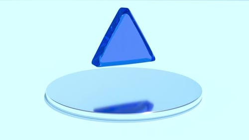 Element Game Controls Morph 3d Shape Intro Able to Loop Seamless