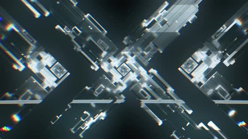 Sci-fi glitch Vj loop