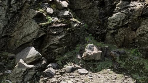 Close Up of Rocky Stones Formation