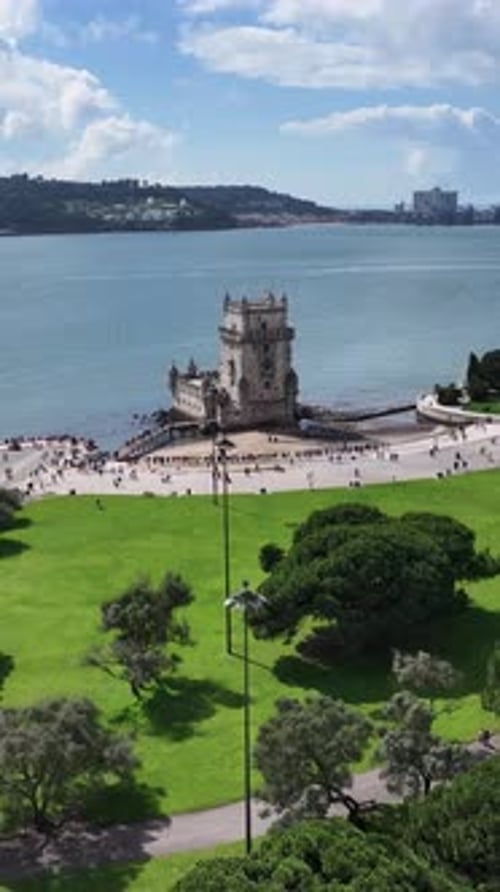 Belem Tower At Lisbon In Lisbon District Portugal.
