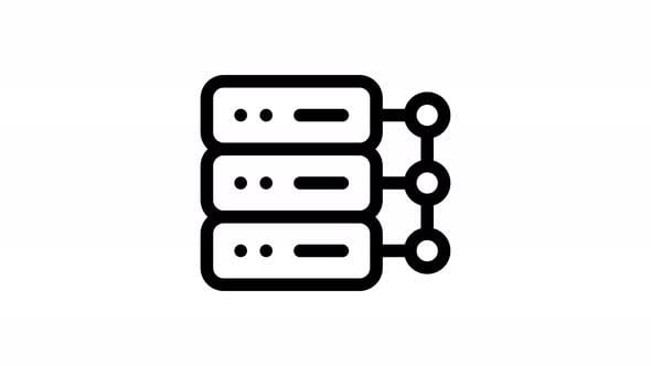 server line icon animation, Elements Motion Graphics ft. server ...