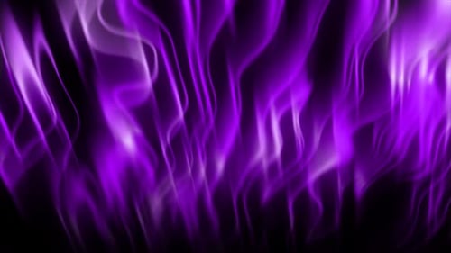 Vertikal fließende Ströme von leuchtendem lila Licht, das abstrakter Energie ähnelt