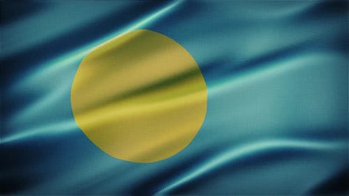 Hintergrund der Flagge von Palau