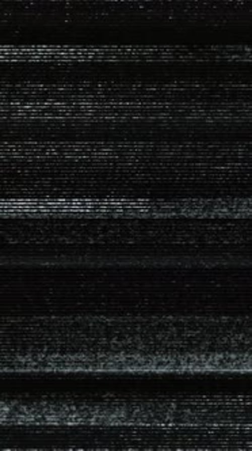 Vertical Digital Glitch TV Static Loop Background