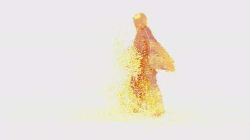 34 Character Oil Dancing Splashes 4K