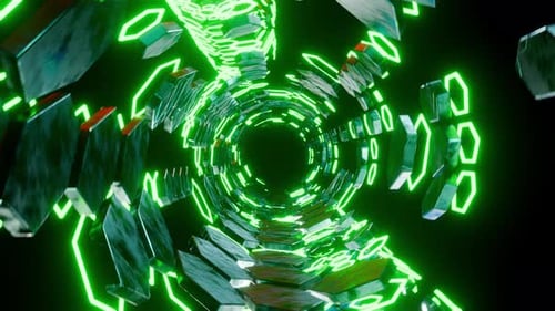 Scfi Glow Tunnel 4k