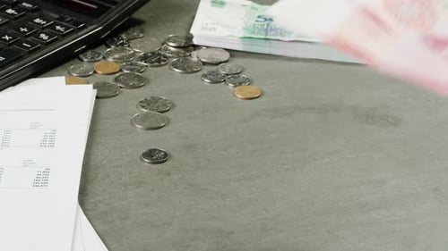 Detailed Close Up of 100 Yuan the Chinese currencyCNY A Big Wad of Money 100 Renminbi the Highest