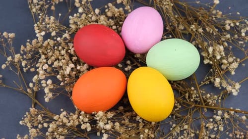 easter eggs rotate