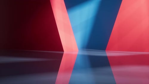 Abstract geometric interior structure