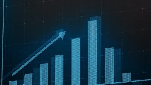 Business Growing Bar Animation