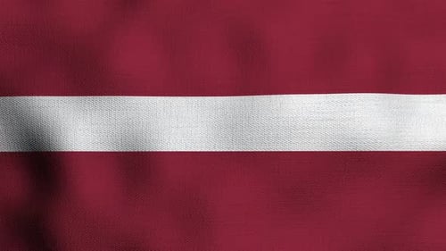 Realistic Waving Flag Fabric Animation Loop