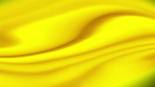 Abstract Fluid Yellow Wavy Background Loop Animation