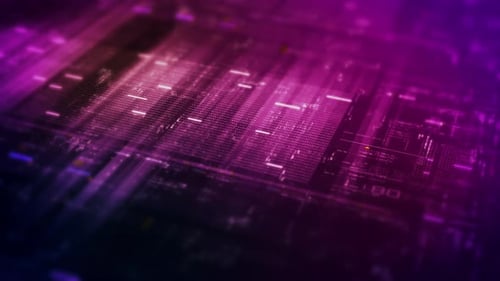 Futuristic Digital Data Stream Technology Background